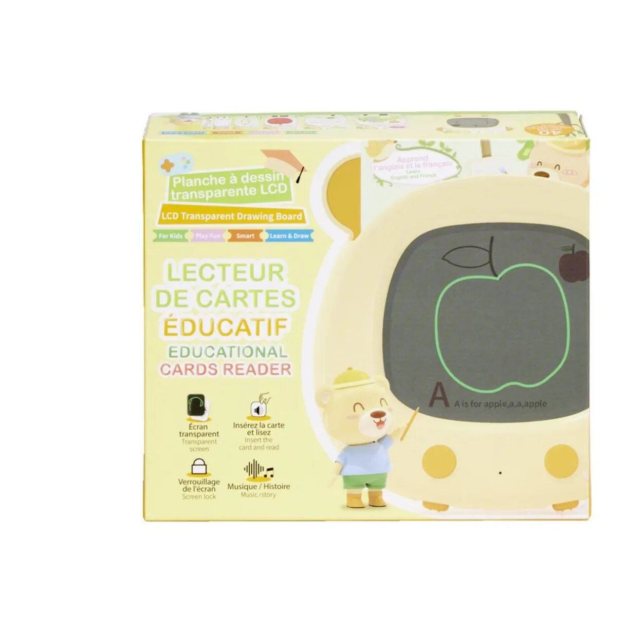 Tablette d'écriture écran LCD 13,7x13xép2,5cm < Gifi New