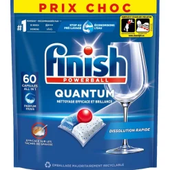 Tablette lave-vaisselle Finish Powerball Quantum 60 capsules < Gifi Sale