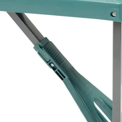 Table valise pliante avec sièges bleu