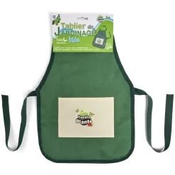 Tablier de jardinage enfant 30x40cm - Taille L - polyester vert < Gifi New