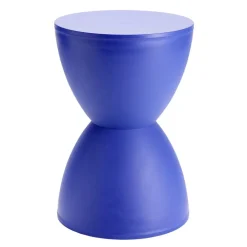 Tabouret bas rond Verso plastique bleu Ø29xH43cm < Gifi Outlet