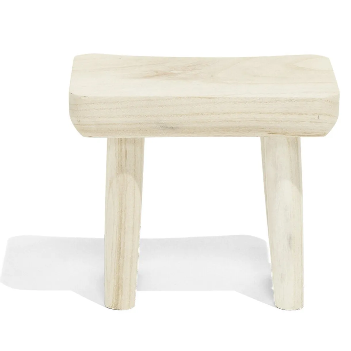 Tabouret bois naturel L27x17xH24cm < Gifi Clearance