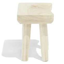Tabouret bois naturel L27x17xH24cm < Gifi Clearance