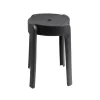 Tabouret plastique noir Firsty Ø26xH46cm < Gifi Sale