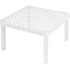 Étagère carrée cuisine blanc 25x25xH14cm < Gifi
