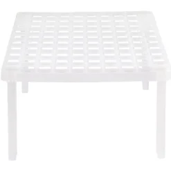 Étagère carrée cuisine blanc 25x25xH14cm < Gifi