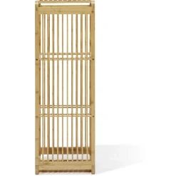 Étagère 3 cases Macao bambou naturel - L.33xP.33xH.96cm