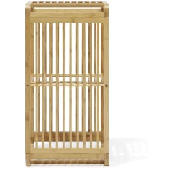 Étagère 2 cases Macao bambou naturel - L33xH.64,5xP.33 cm