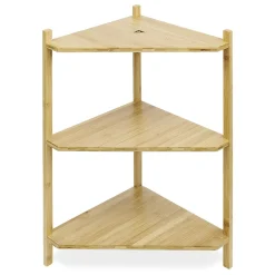 Étagère d'angle bambou 3 niveaux < Gifi Best