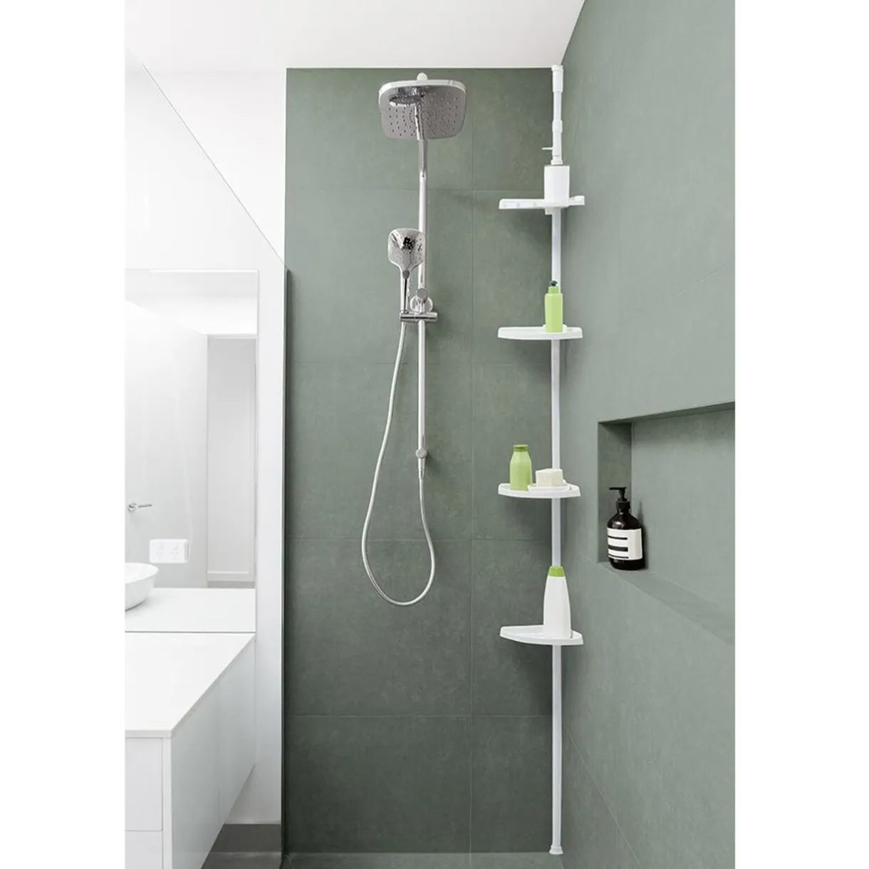 Étagère d'angle de douche extensible < Gifi Sale
