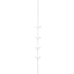 Étagère d'angle de douche 4 niveaux hauteur réglable