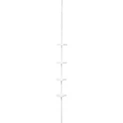 Étagère d'angle de douche 4 niveaux hauteur réglable
