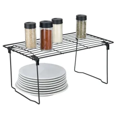 Étagère de cuisine pliable métal noir 40x18xH23cm < Gifi Sale