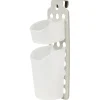 Étagère de douche ajustable à suspendre blanc transparent < Gifi Outlet