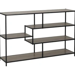 Étagère en bois 5 niveaux Luffi effet stratifié 116x30xH76cm < Gifi Outlet