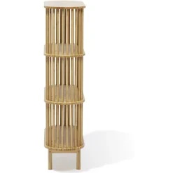 Étagère Gaïa bambou naturel - L80xP30xH120cm < Gifi Online