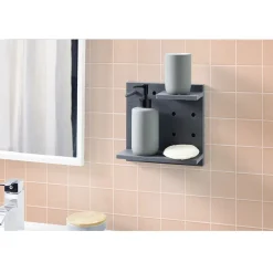 Étagère murale plastique 2 niveaux x2 < Gifi Online