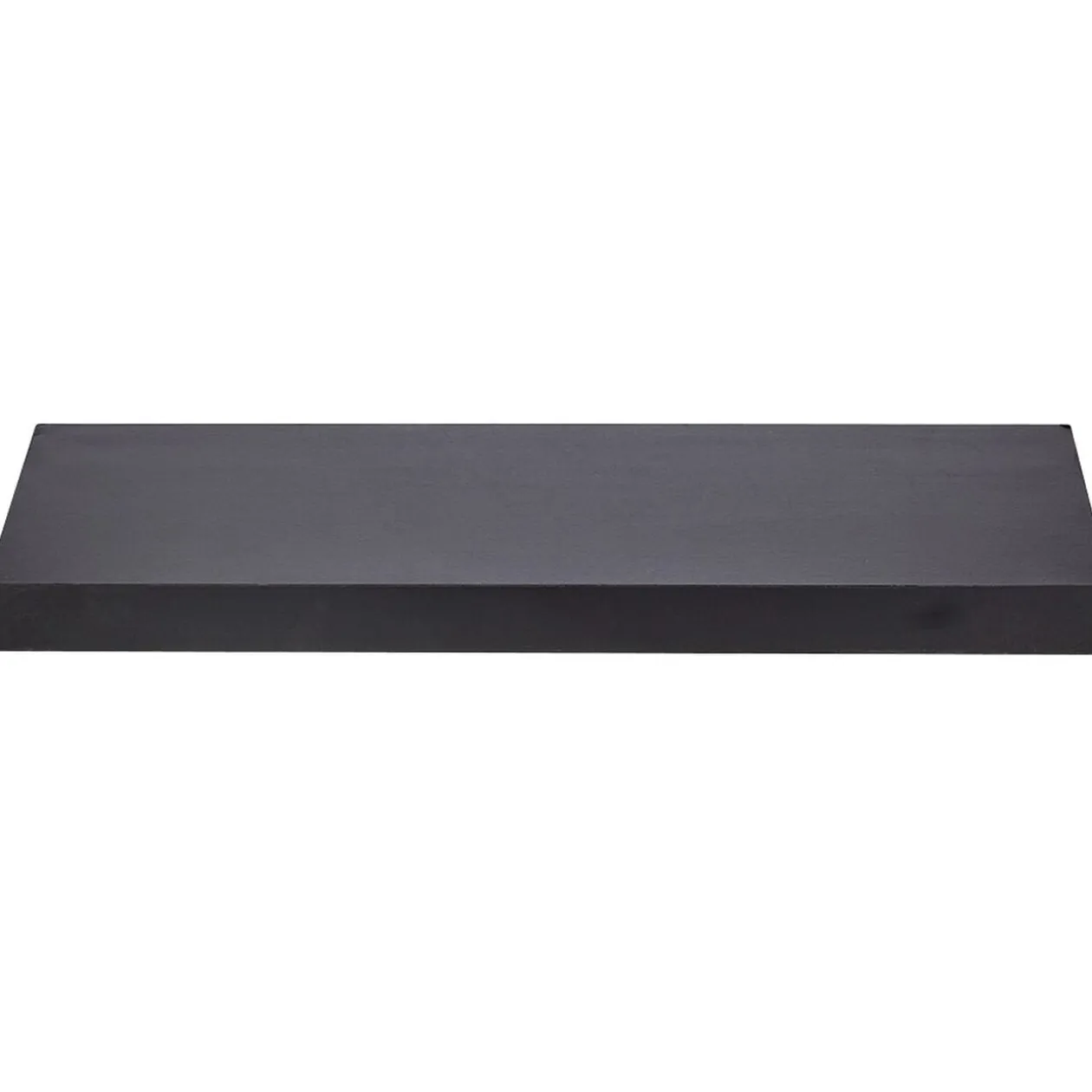 Étagère murale rectangulaire bois noir