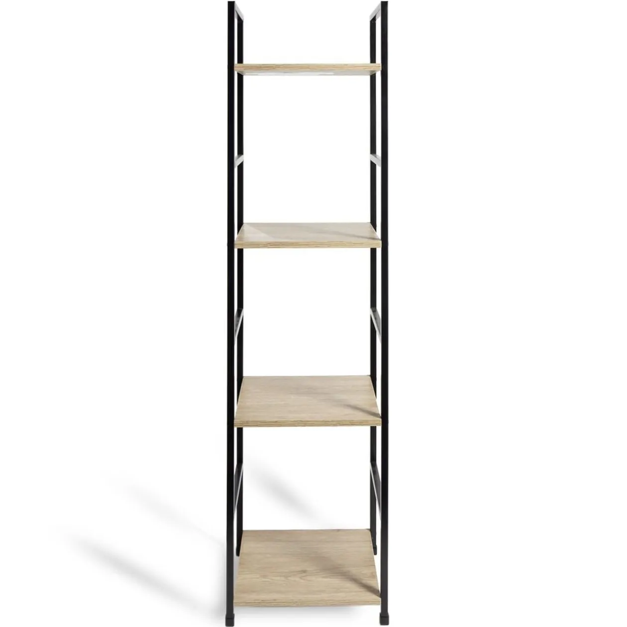 Étagère 4 niveaux Luffi 29,1x23,5x112cm bois et métal