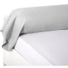 Taie de traversin uni gris 85xL185cm < Gifi Discount