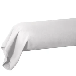 Taie de traversin 85x185cm 100% coton blanc < Gifi Outlet