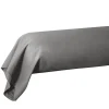 Taie de traversin 85x185cm 100% coton gris foncé < Gifi Outlet