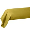 Taie de traversin 85x185cm 100% coton jaune moutarde < Gifi Discount