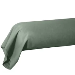 Taie de traversin 85x185cm 100% coton vert < Gifi Sale