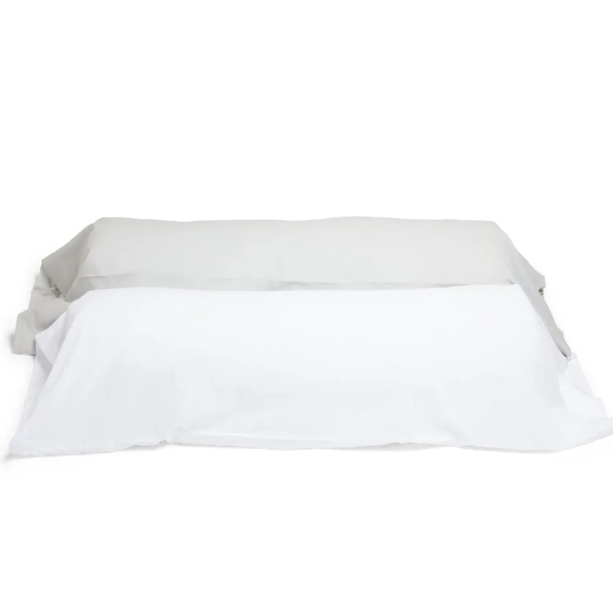 Taie de traversin 85x185cm polycoton gris < Gifi Sale