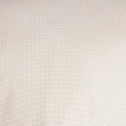Taie d'oreiller carrée beige blanc imprimé croix X2