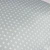 Taie d'oreiller carrée gris blanc imprimé croix x2