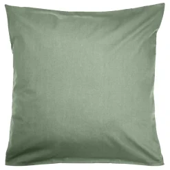 Taie d'oreiller 50x70cm 100% coton finition droite vert