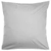 Taie d'oreiller 50x70cm 100% coton finition droite gris clair < Gifi Best
