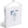 Taie d'oreiller 63x63cm 100% coton finition volant blanc