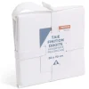 Taie d'oreiller 50x70cm 100% coton percale finition droite blanc < Gifi Outlet