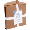 Taie d'oreiller 63x63cm 100% coton percale finition droite rouge < Gifi Online