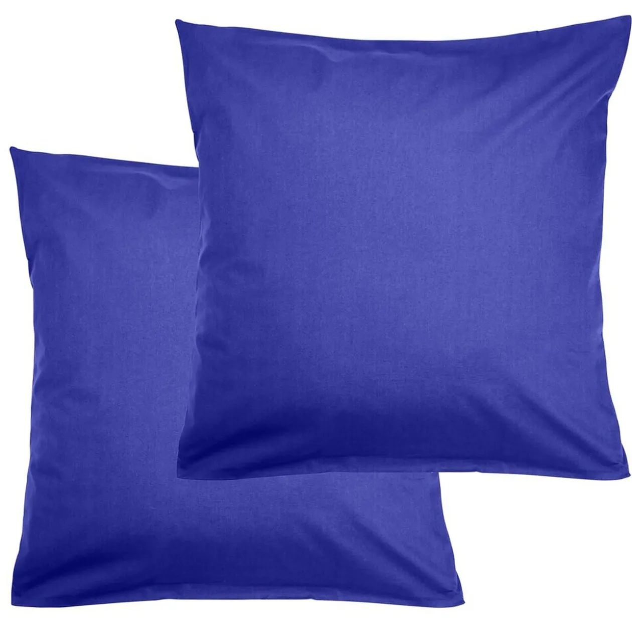 Taie d'oreiller 63x63cm coton uni x2 (6 modèles)