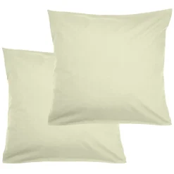 Taie d'oreiller 50x70cm coton uni x2 (6 modèles) < Gifi Outlet
