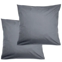 Taie d'oreiller 50x70cm coton uni x2 (6 modèles) < Gifi Outlet