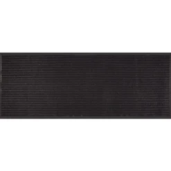 Tapis antipoussière antidérapant noir 160x60cm
