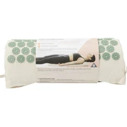 Tapis d'acupression beige et vert