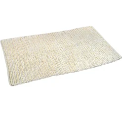 Tapis déco effet laine beige 80x150cm < Gifi Discount