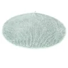 Tapis de bain chenille rond Ø70cm polyester blanc < Gifi Outlet