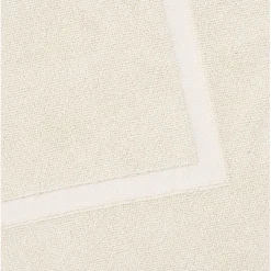 Tapis de bain coton beige 50x80cm
