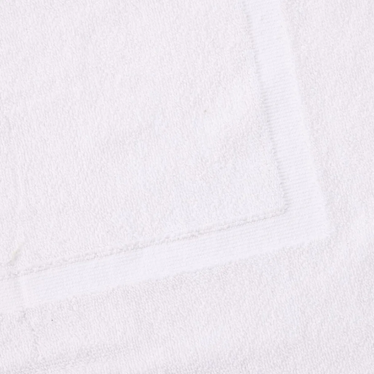 Tapis de bain coton blanc 50x80cm < Gifi Discount
