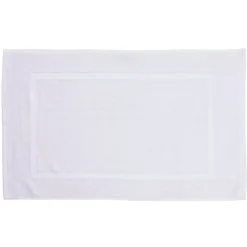 Tapis de bain coton blanc 50x80cm < Gifi Discount