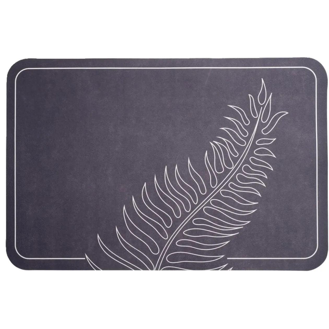 Tapis de bain en caoutchouc 38x58cm (4 modèles)