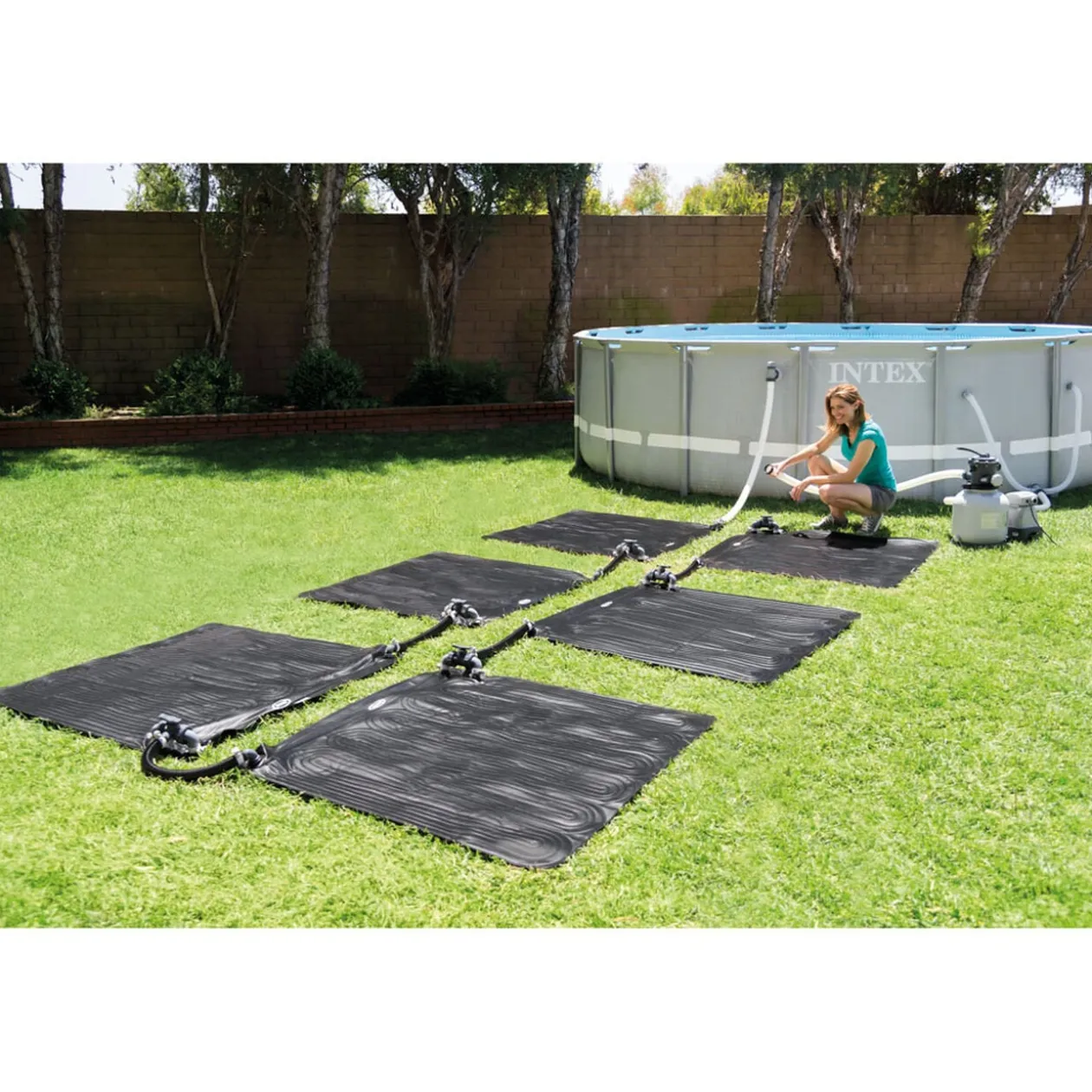 Tapis de chauffage solaire Intex pour piscine hors sol
