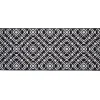 Tapis de cuisine antidérapant absorbant imprimé tomette bleu 50x120cm