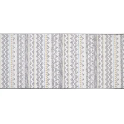 Tapis de cuisine imprimé ethnique vert 120x50cm